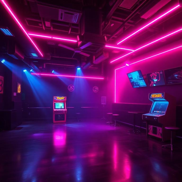 Arcade machine in clubs